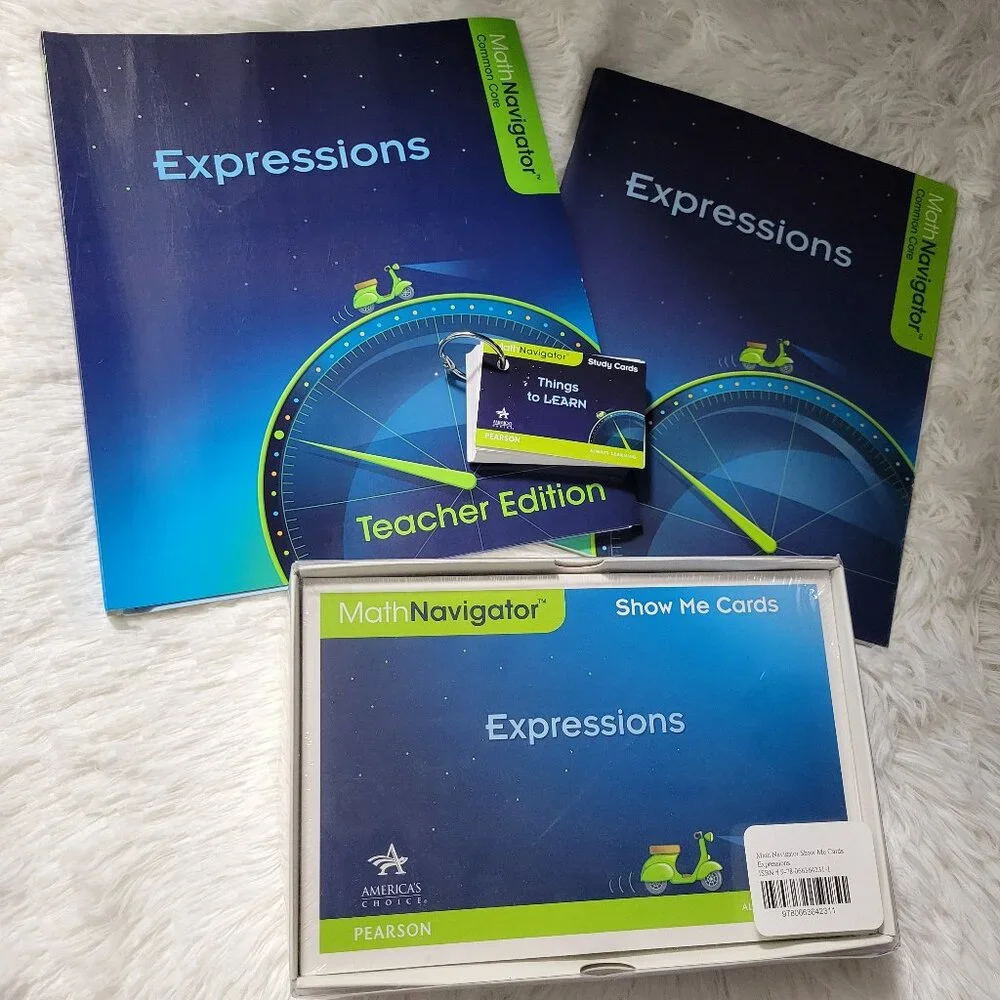 Pearson Math Navigator Expressions Bundle Set - Picture 1 of 8